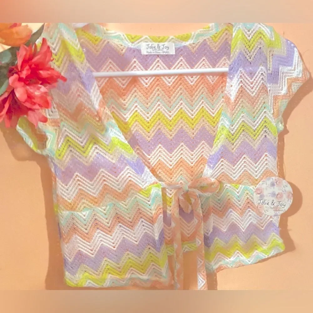 - 🛍️Jolie &Joy shirts &Top Girls Multicolor super cute Top Size:Small 💥